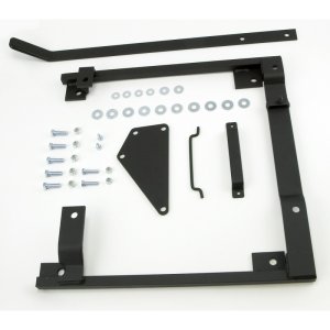 Jeep Wrangler Seat Adapter - Front Right - Rugged Ridge - Black - `97-`02